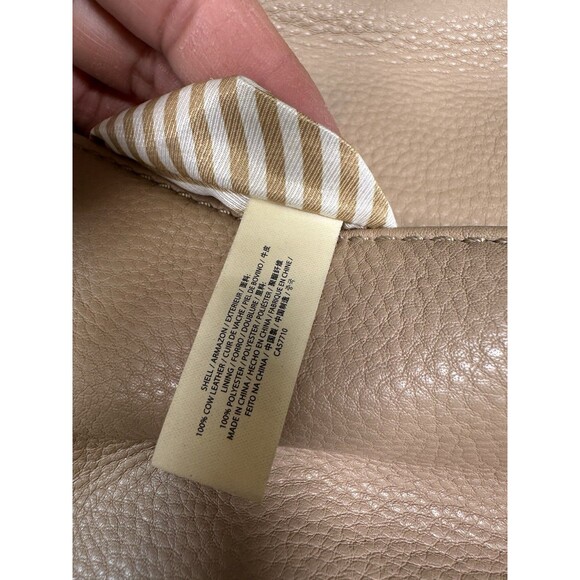 Kate Spade Cobble Hill Marsala Bag Leather Tan Taupe Flap Over Crossbody - Picture 9 of 14